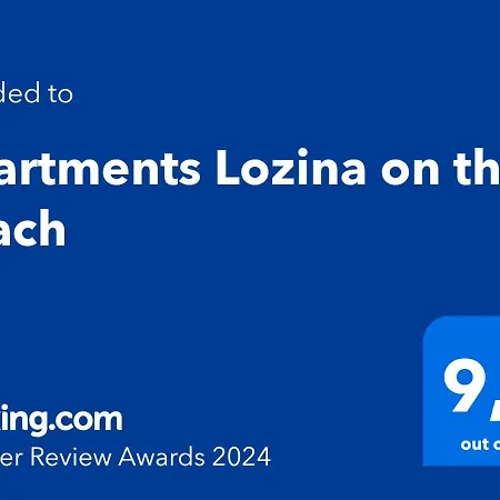Apartments Lozina On The Beach Omiš Esterno foto